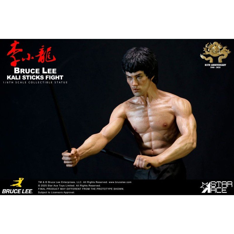 Operation Dragon Mijn Favoriete Film Beeldje 1/6 Bruce Lee Kali Sticks Fight Deluxe Kelderversie 30 cm