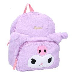 Sanrio Kuromil Fluffy Festival Paarse Rugzak 26 cm