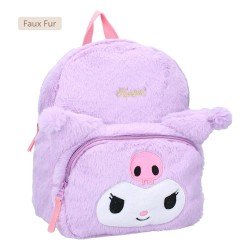 Sanrio Kuromil Fluffy Festival Purple Backpack 26 cm