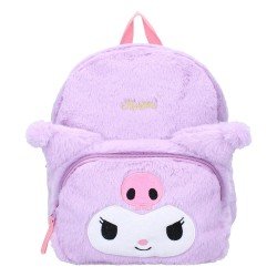 Sanrio Kuromil Fluffy Festival Purple Backpack 26 cm