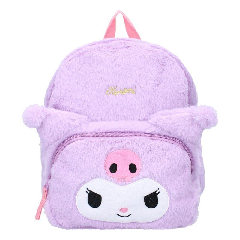 Sanrio Kuromil Fluffy Festival Paarse Rugzak 26 cm