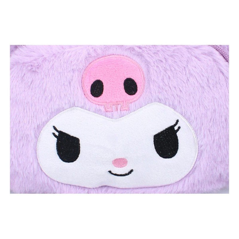 Sanrio Kuromil Fluffy Festival Purple Backpack 26 cm