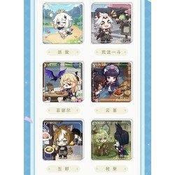 Genshin Impact assortiment boîte-mystère aimants Box B Display (15)