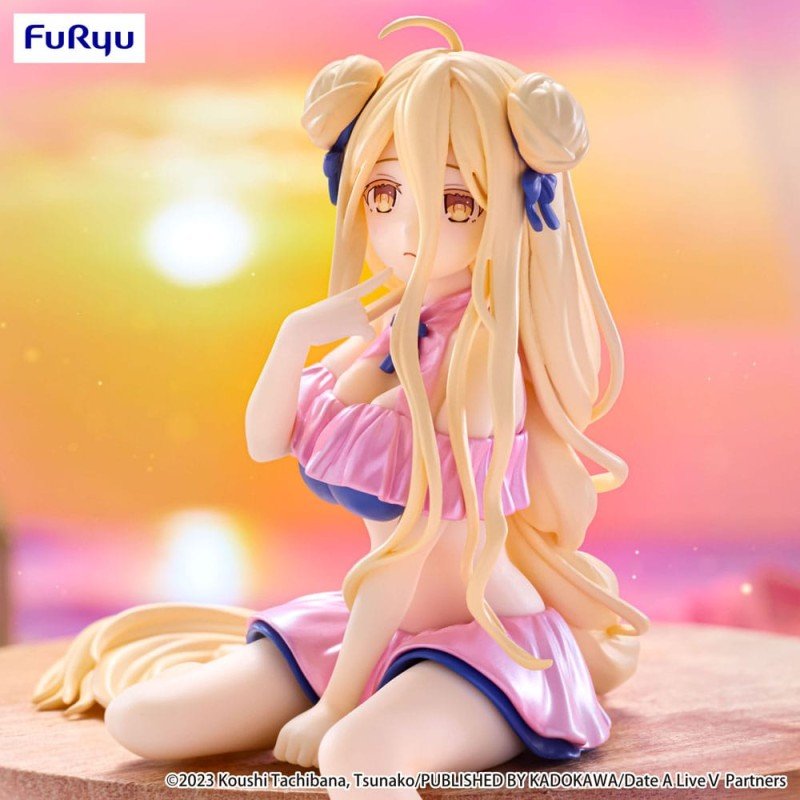 Date A Live V statuette PVC Noodle Stopper Mukuro Hoshimiya Swimsuit Pastel Pink Color Ver. 13 cm   