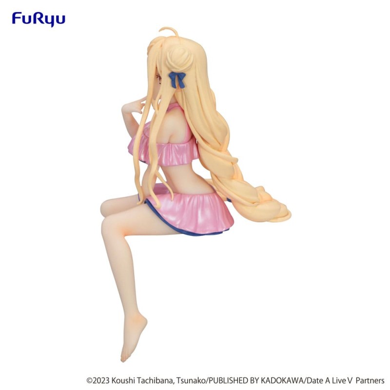 Date A Live V Beeldje PVC Noedelstop Mukuro Hoshimiya Badpak Pastel Roze kleur Ver. 13 cm   
