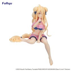 Date A Live V Beeldje PVC Noedelstop Mukuro Hoshimiya Badpak Pastel Roze kleur Ver. 13 cm   