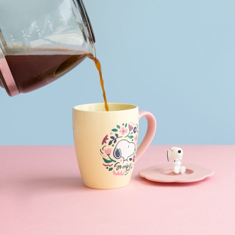 Peanuts mug with lid Premium Ver. 