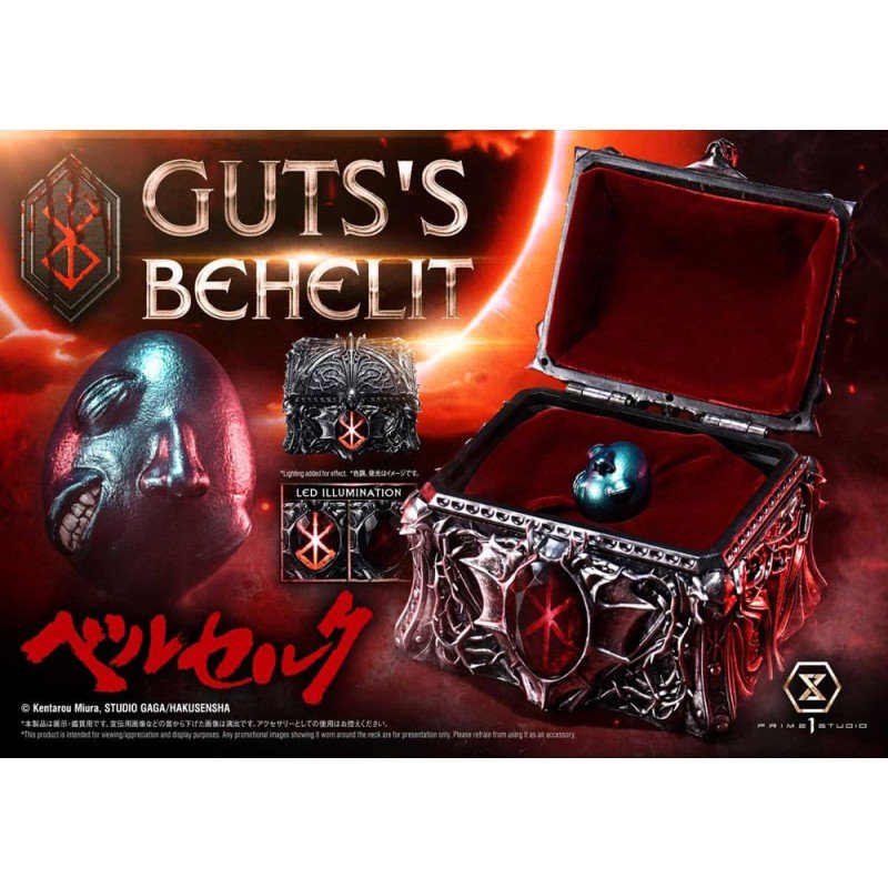 Berserk statuette 1/1 Life Scale Gut's Behelit 5 cm