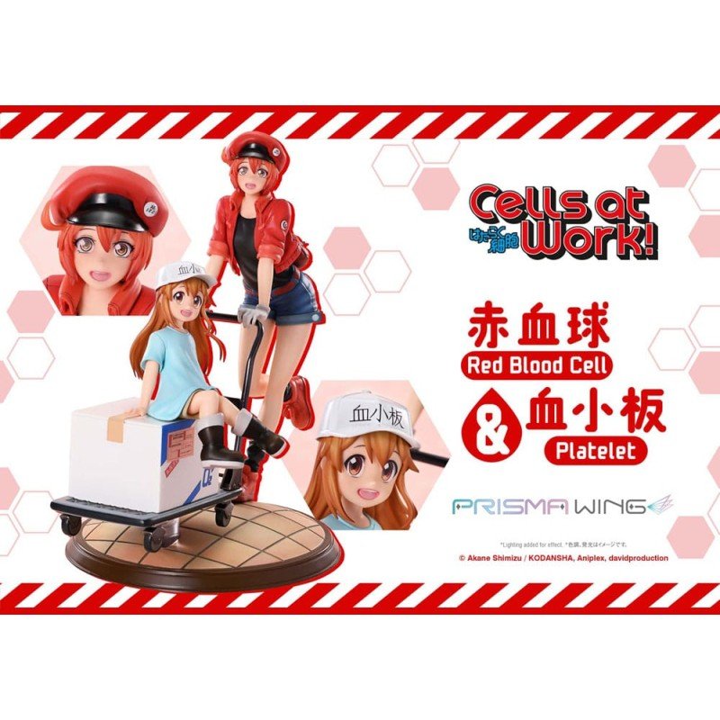Cells at Work statuette PVC Red Blood Cell & Platelet 26 cm  