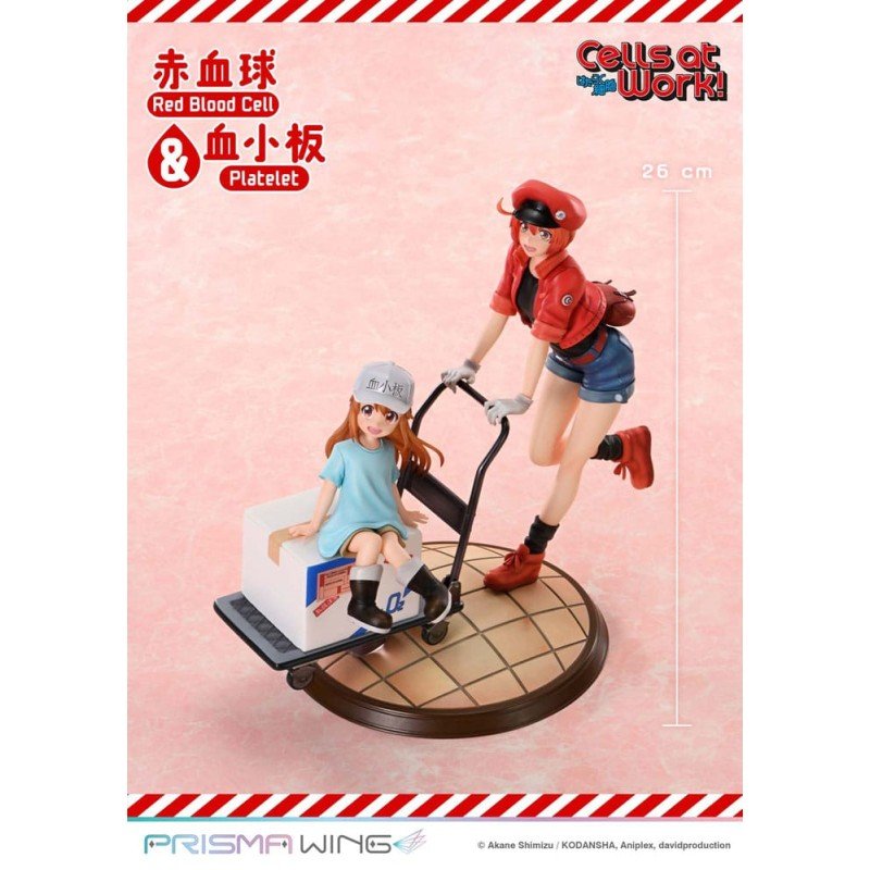 Cells at Work statuette PVC Red Blood Cell & Platelet 26 cm  