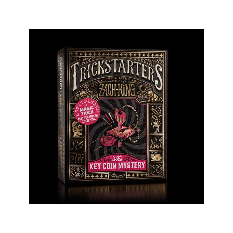 Trickstarters by Zach King The Key Coin Mystery Magic Trick Box