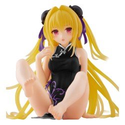 To Love-Ru Darkness beeldje PVC Desktop Schattige Figuur Golden Darkness (China Dress Ver.) Vernieuwing 13 cm               