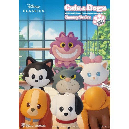 Disney Cats & Dogs Assorted Mini Egg Attack Blind Box Gummy Series 3 cm Beeldjes (24)