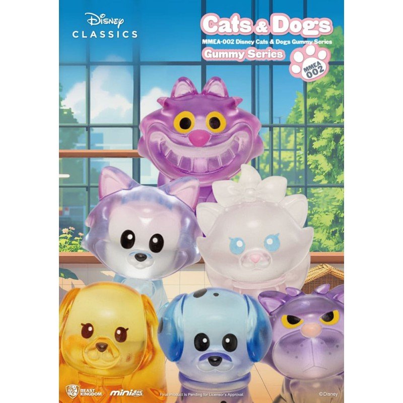 Disney Cats & Dogs assortiment figurines Mini Egg Attack Blind Box Gummy Series 3 cm (24)