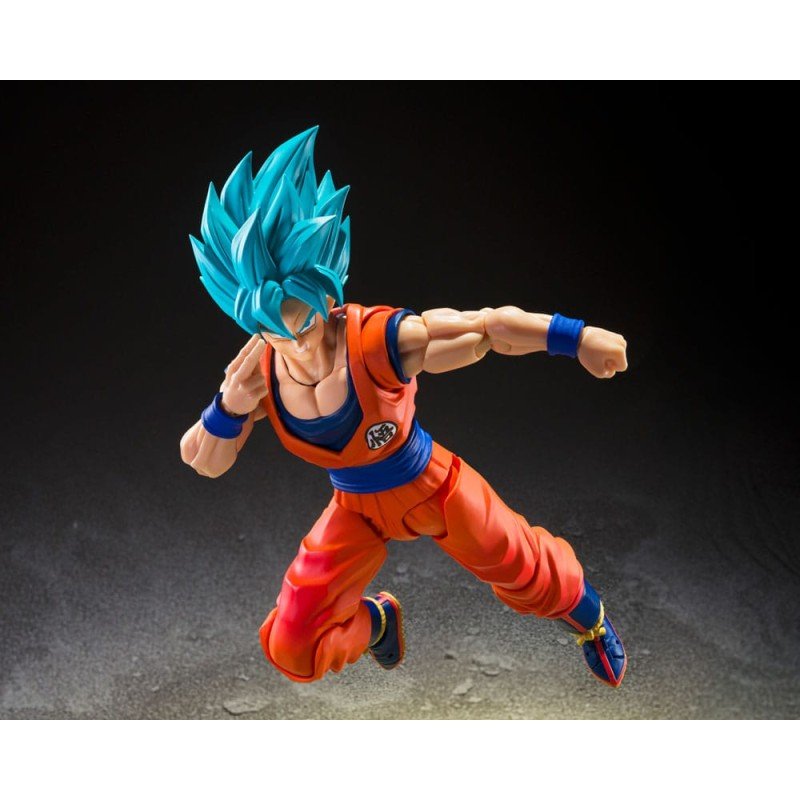 Dragon Ball Super figurine S.H.Figuarts Super Saiyan God Super Son Goku (Blue power transcending Limits) 15 cm       