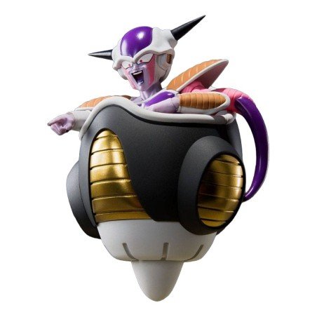 Dragon Ball Z Figuur S.H. Figuarts Frieza (First Form) & Frieza Pod Heruitgave 11 cm