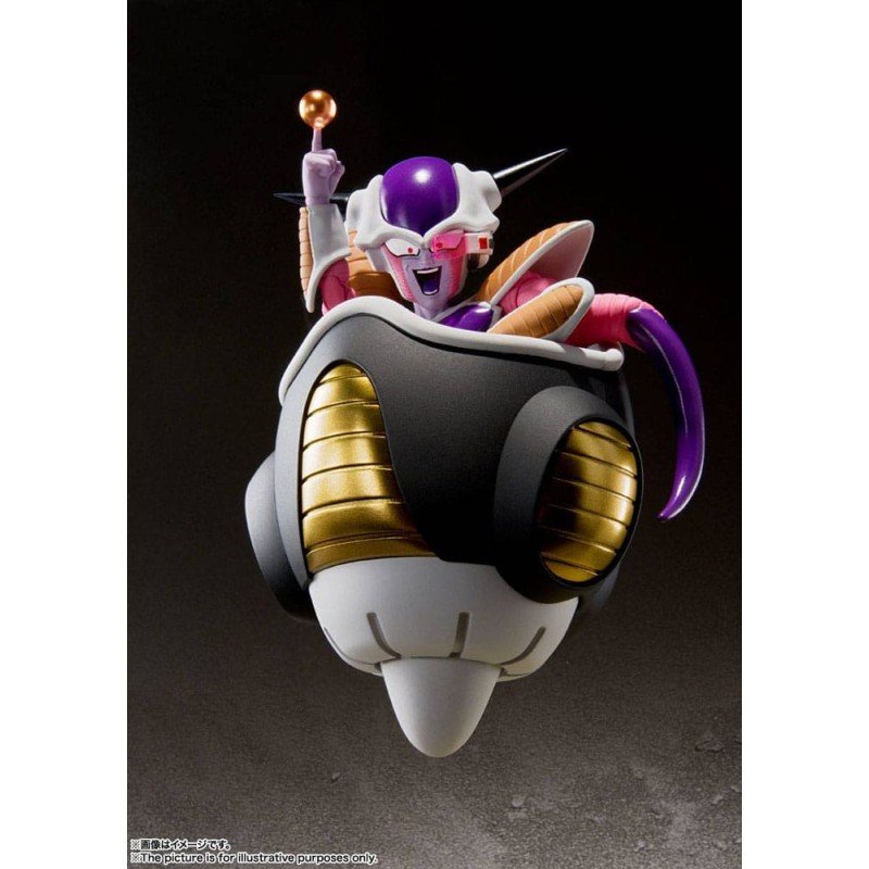 Dragon Ball Z Figure S.H. Figuarts Frieza (First Form) & Frieza Pod Reissue 11 cm