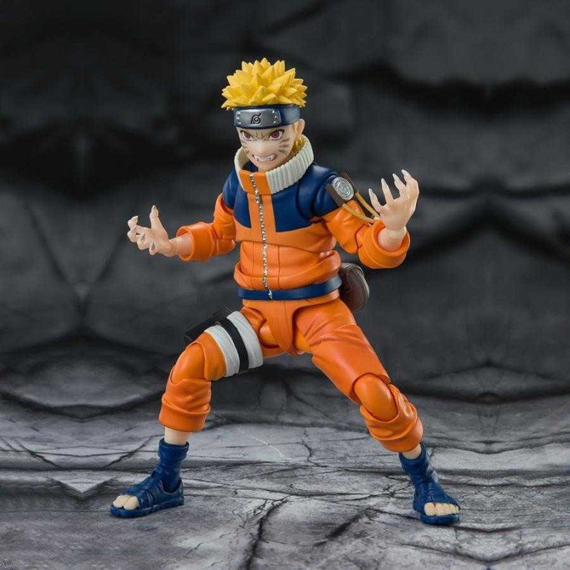 Naruto S.H.Figuarts Naruto Uzumaki De nummer 1 Meest Onvoorspelbare Ninja Heruitgave Figuur 15 cm         