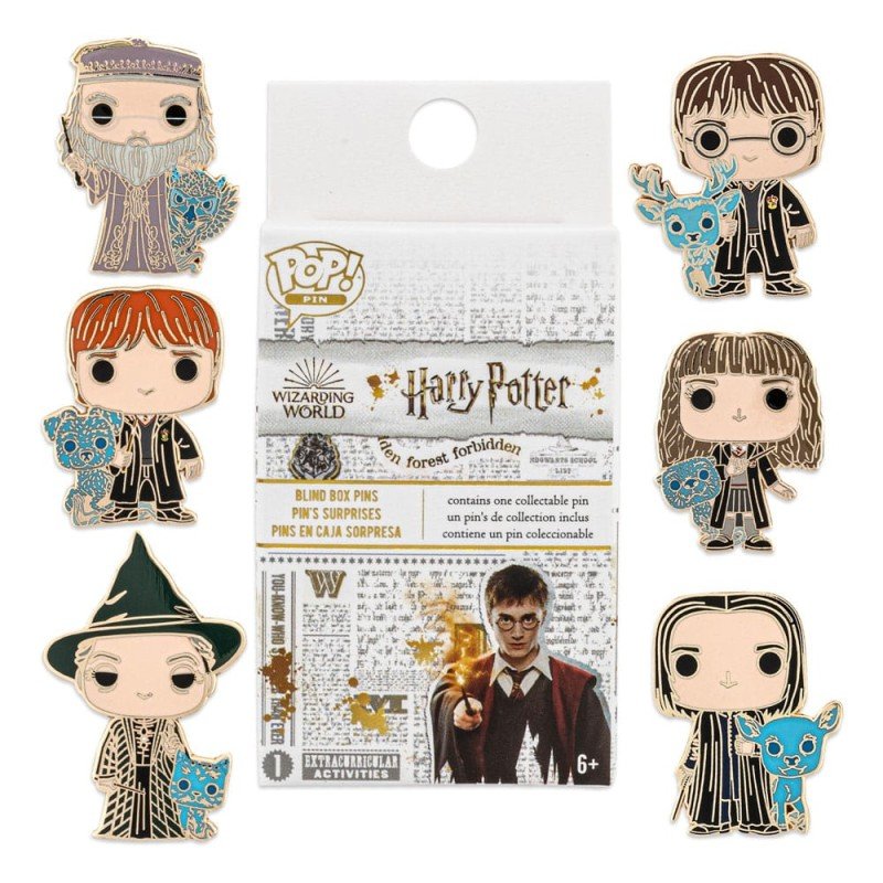 Harry Potter Loungefly POP! Assorted Enamel Pin Eaches 4 cm (12)