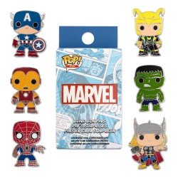 Marvel Loungefly POP! Assorted pin pin enamelled pins Group 3 cm (12)