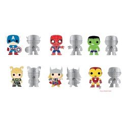 Marvel Loungefly POP! Assorted pin pin enamelled pins Group 3 cm (12)