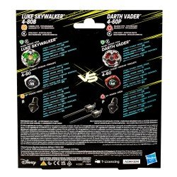 Beyblade X et Star Wars Collab Luke Skywalker 4-80B vs. Darth Vader 4-60B