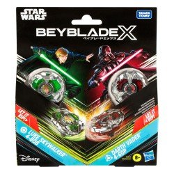 Beyblade X en Star Wars Collab Luke Skywalker 4-80B vs. Darth Vader 4-60B