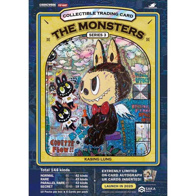 How2Work Labubu Chrome Trading Cards The Monsters Series 3 (10)