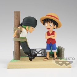 One Piece - Figurine PVC World Collectable Figure Log Stories - Monkey.D.Luffy & Roronoa Zoro 7 cm