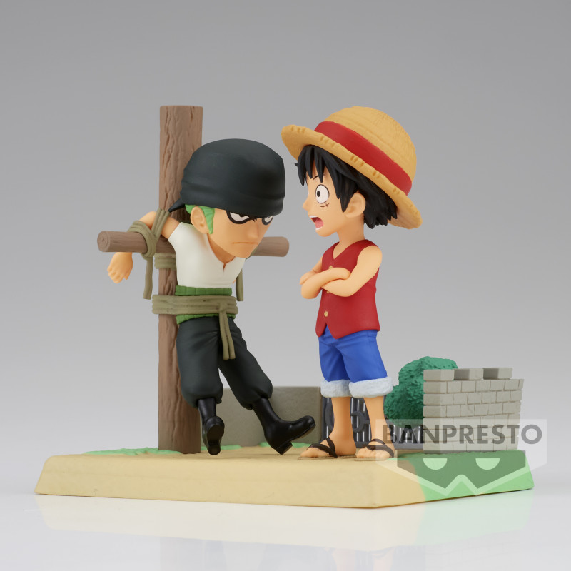 One Piece - PVC Beeldje Wereld Collectable Figuur Log Stories - Monkey.D.Luffy & Roronoa Zoro 7 cm