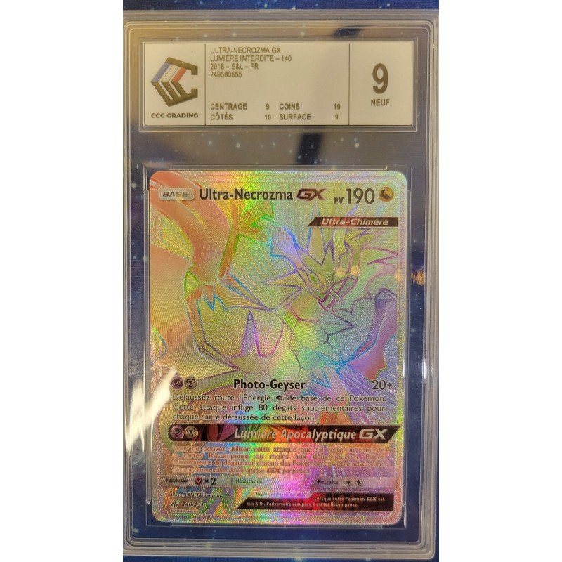 CCC- Pokémon TCG - Ultra-Necrozma GX n°140 - Forbidden Light - 2018 FR