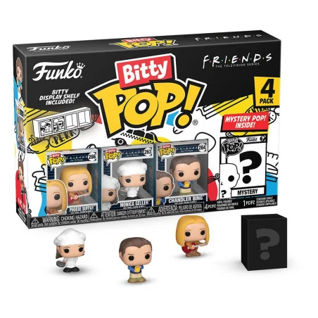 Friends Pack 4 Figurines Bitty Funko POP! Vinyl Phoebe 2.5 cm | 889698730518