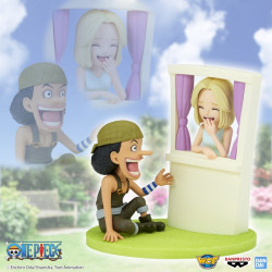 One Piece - PVC World Collectable Figure Log Stories - Usopp & Kaya 7 cm