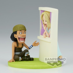 One Piece - Figurine PVC World Collectable Figure Log Stories - Usopp & Kaya 7 cm
