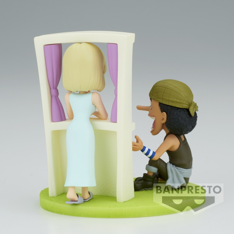 One Piece - Figurine PVC World Collectable Figure Log Stories - Usopp & Kaya 7 cm