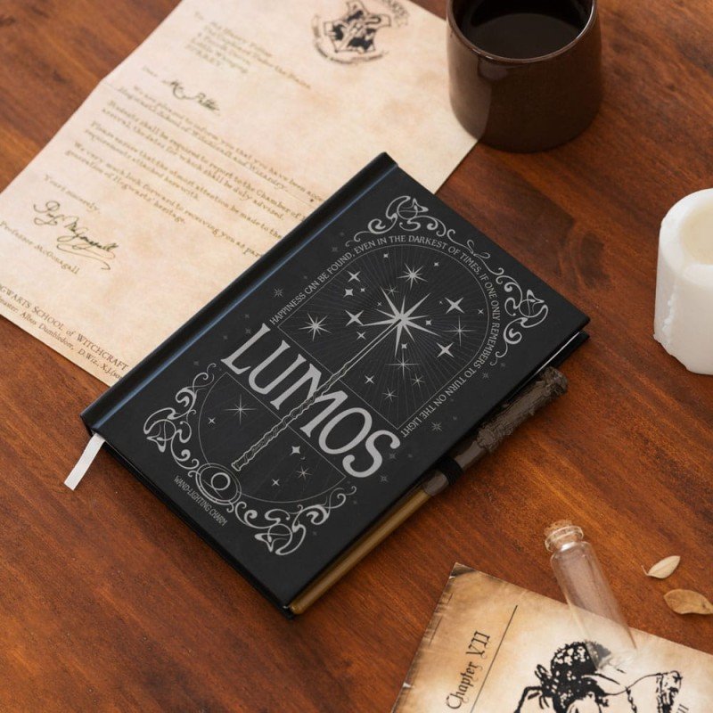 Harry Potter Premium A5 Notitieboekje met Lumos Maxima Light