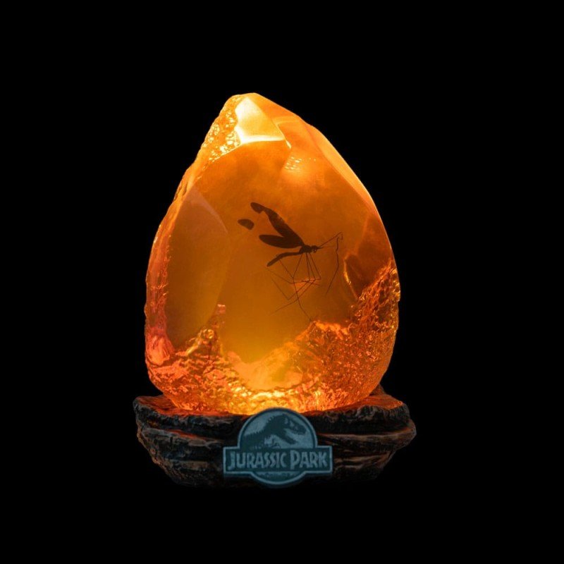 Jurassic Park-lamp met USB-C amber