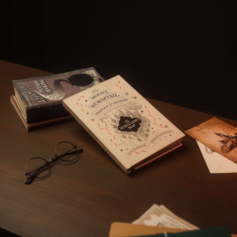 Harry Potter Premium A5 Notitieboekje met Lichte Sluippad's Kaart