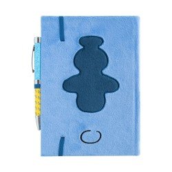 Stitch Premium A5 Plush Notebook with a Tropical Pen