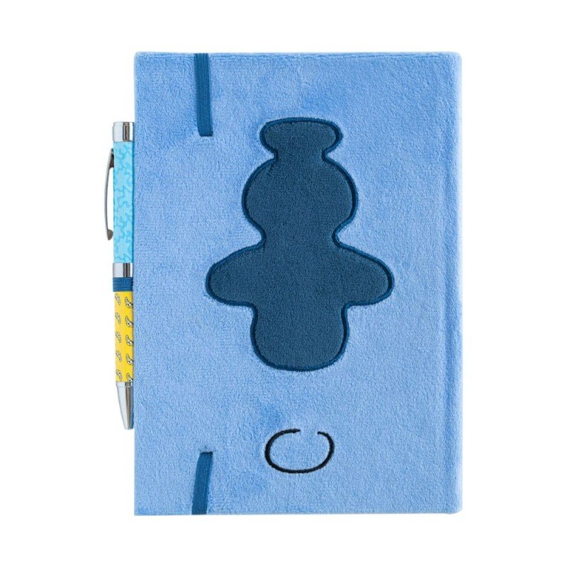 Stitch Premium A5 Plush Notebook with a Tropical Pen
