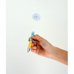 Stitch Premium A5 Plush Notebook met een tropische pen