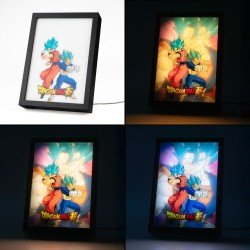 Dragon Ball Super Geraamde LED-print