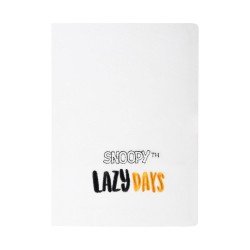 Peanuts Plush Notebook A5 Premium Snoopy