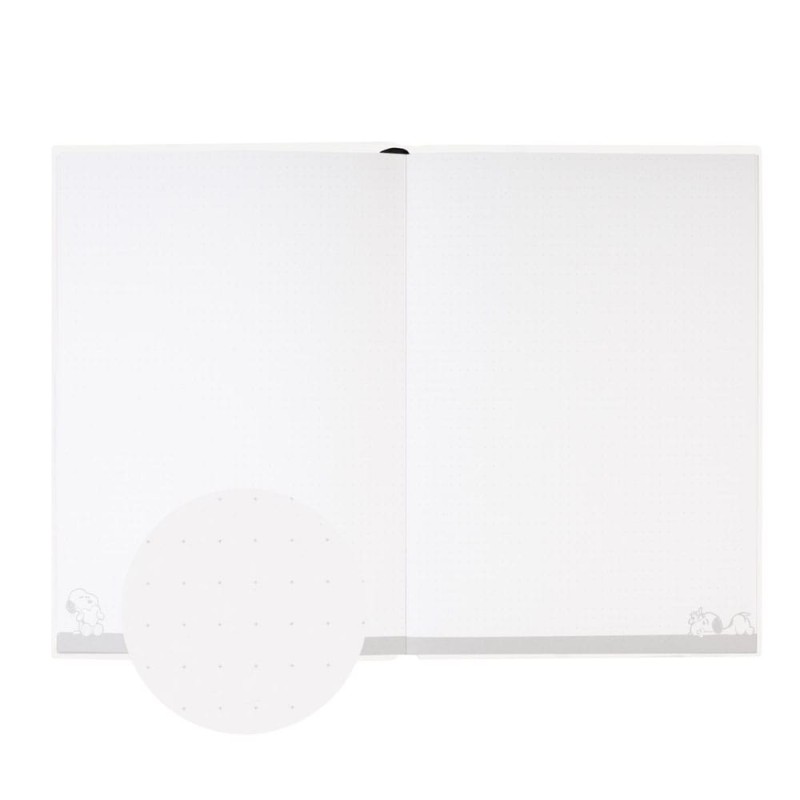 Peanuts Plush Notebook A5 Premium Snoopy