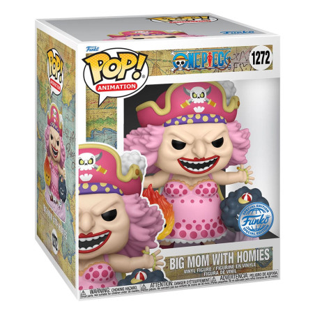 One Piece Super Sized Figure Funko POP! Animation Vinyl Mom with Homies 15 cm