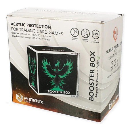 Phoenix Shield - Protective Acrylic Case for Display Pokémon (Magnetic)