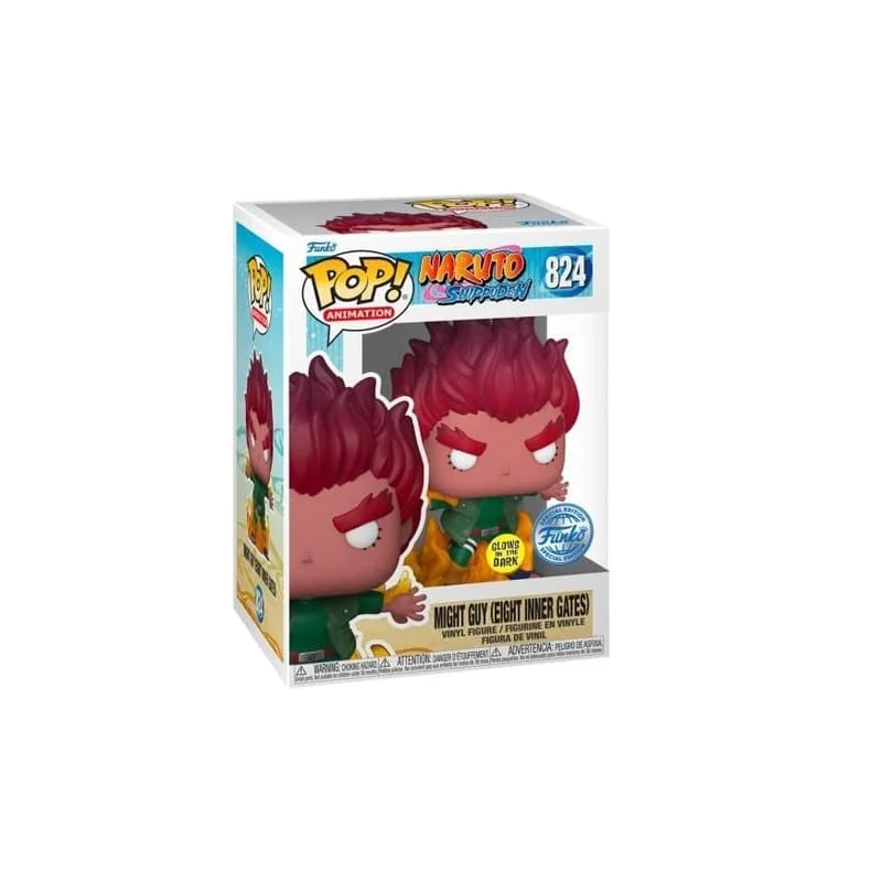 Naruto Shippuden Figuur Funko POP! Animatie Vinyl Might Guy (Acht Binnenpoorten) 9 cm | 889698664844