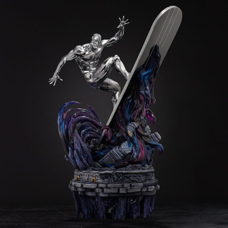 Marvel Comics statuette Infinity Gauntlet Diorama 1/10 Art Scale Silver Surfer Deluxe 36 cm