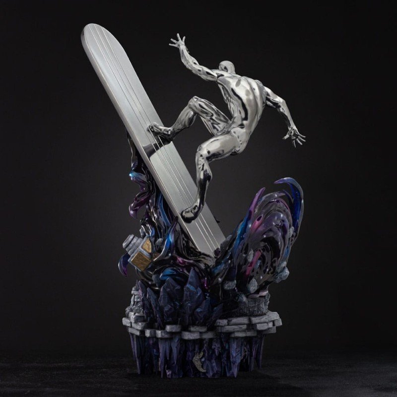 Marvel Comics statuette Infinity Gauntlet Diorama 1/10 Art Scale Silver Surfer Deluxe 36 cm