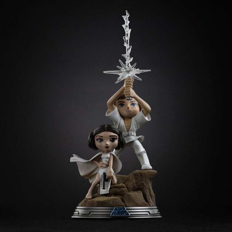 Star Wars figurine Mini Co. PVC Luke & Leia 30 cm       